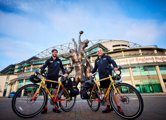 Race to Rugby World Cup: cyclists begin epic journey  across Europe and Asia